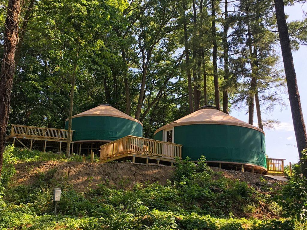 Circle M Camping Resort 16 Ft. Yurt 1 Lancaster Exterior foto